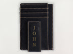Custom Wallet with Money Clip - John