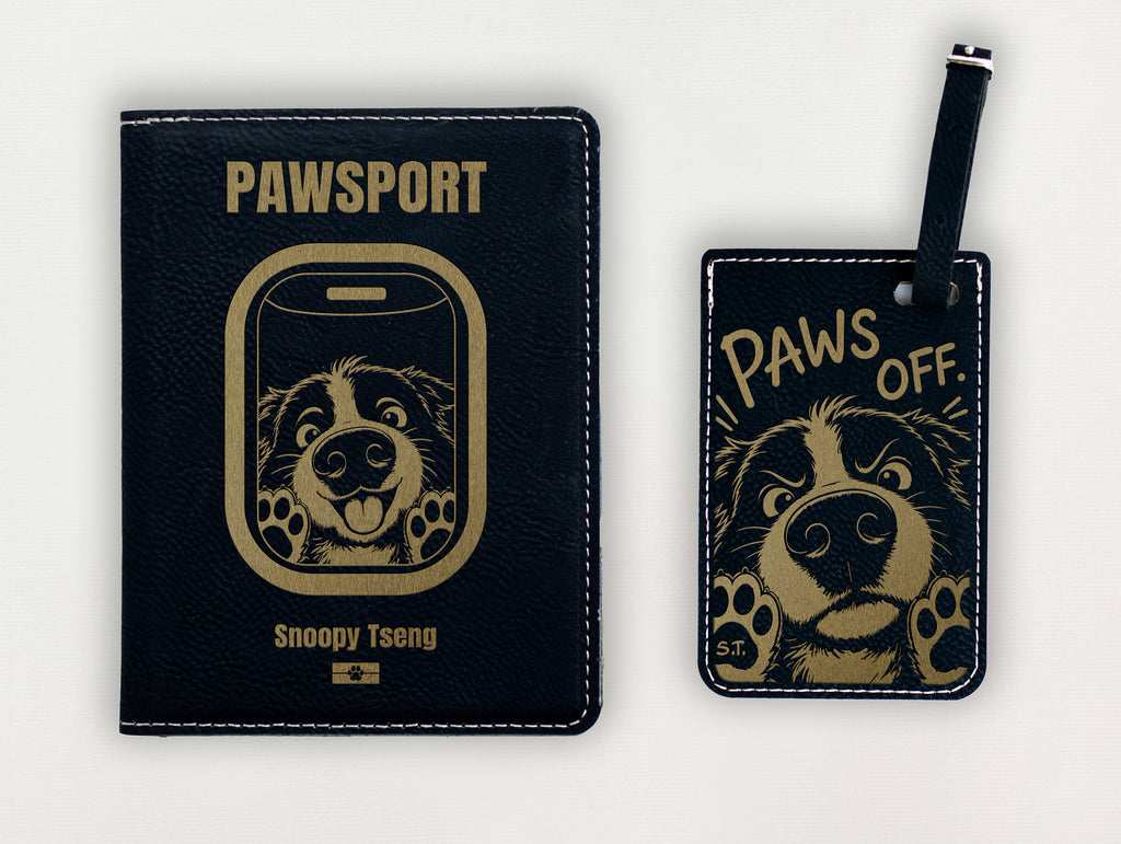 Luggage Tag - Dog's Paws
