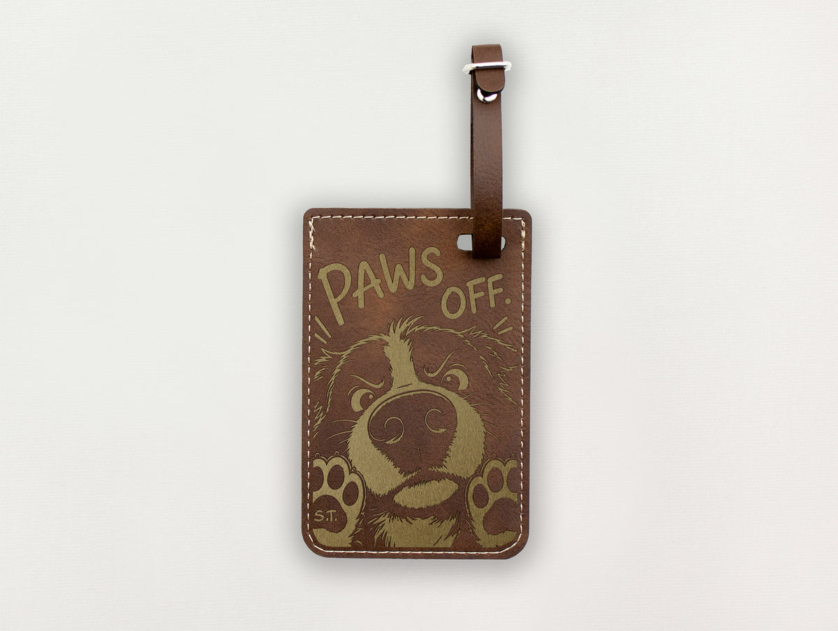 Luggage Tag - Dog's Paws