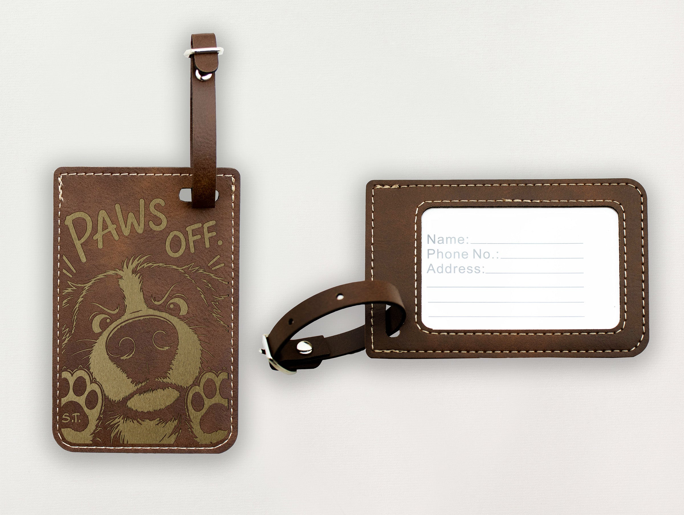 Luggage Tag - Dog's Paws