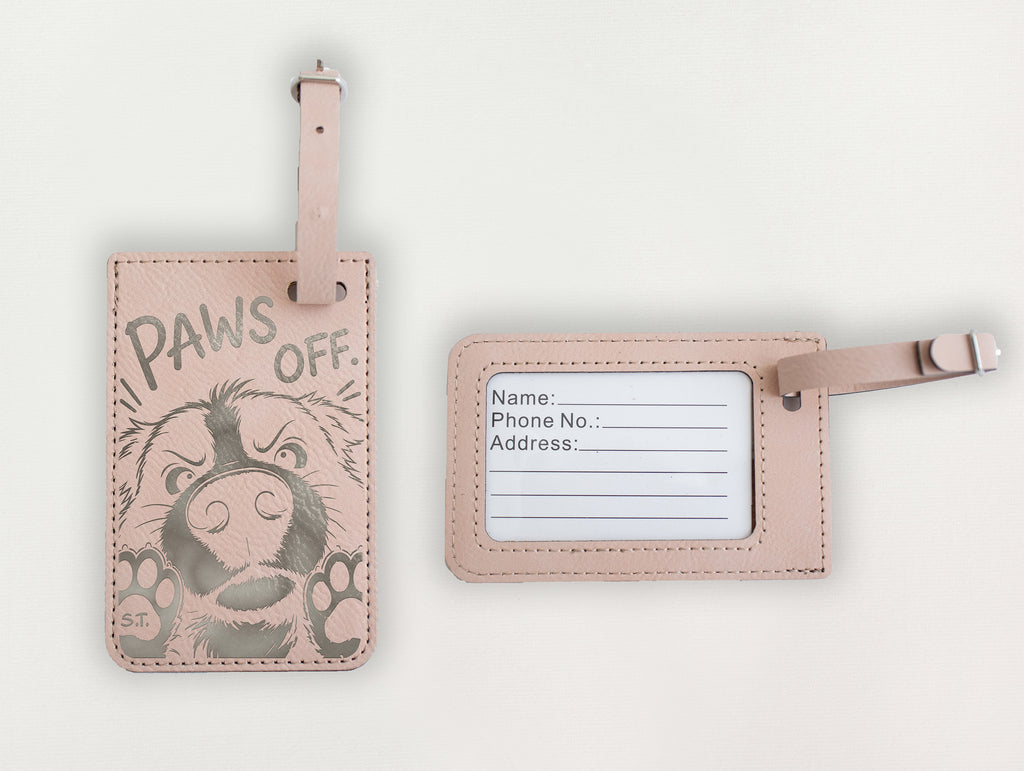 Luggage Tag - Dog's Paws
