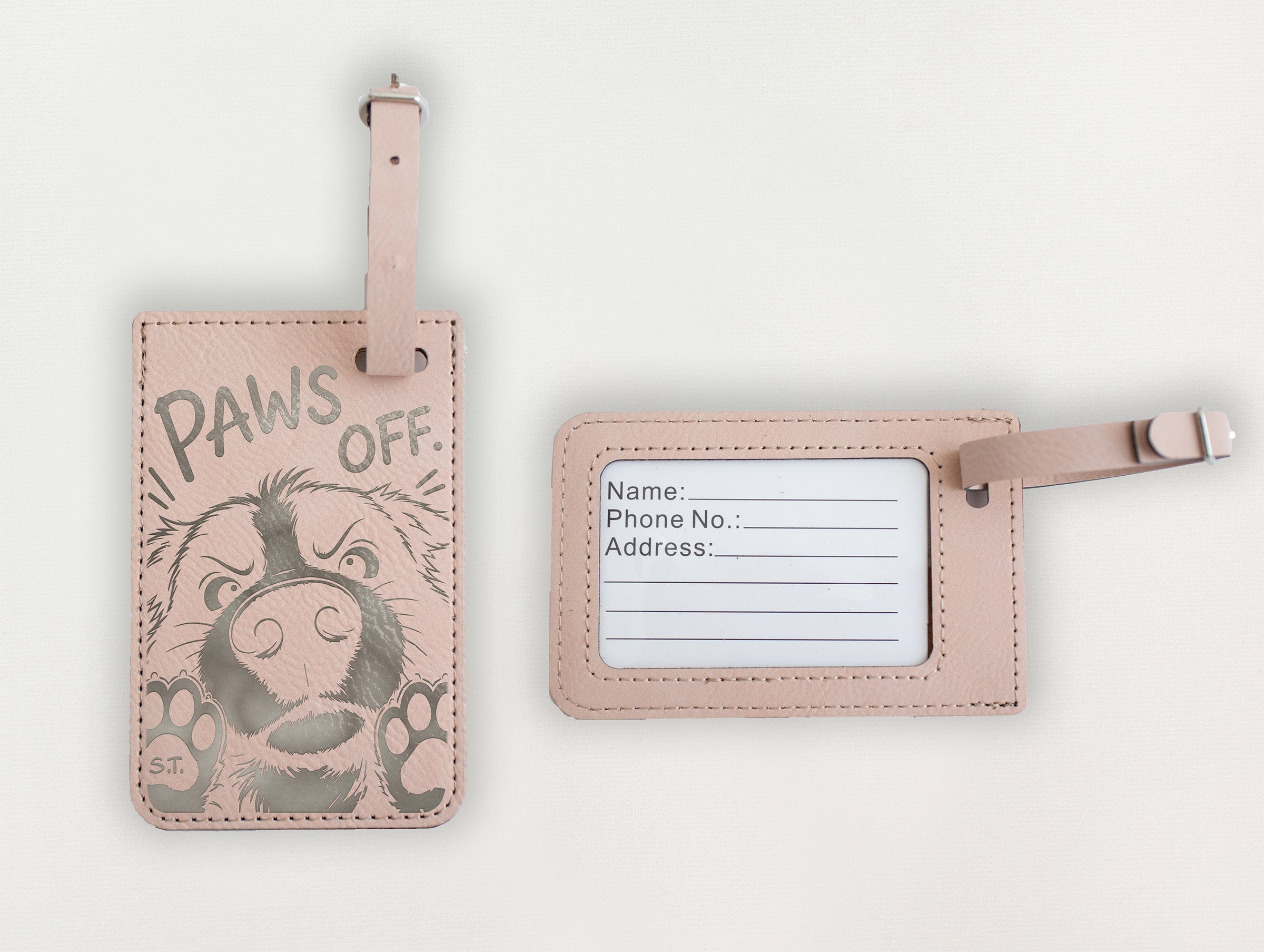 Luggage Tag - Dog's Paws
