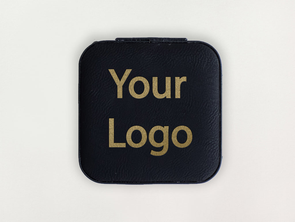 Custom Leather Jewelry Box - Your Logo