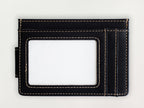 Custom Wallet with Money Clip - Serif Initial