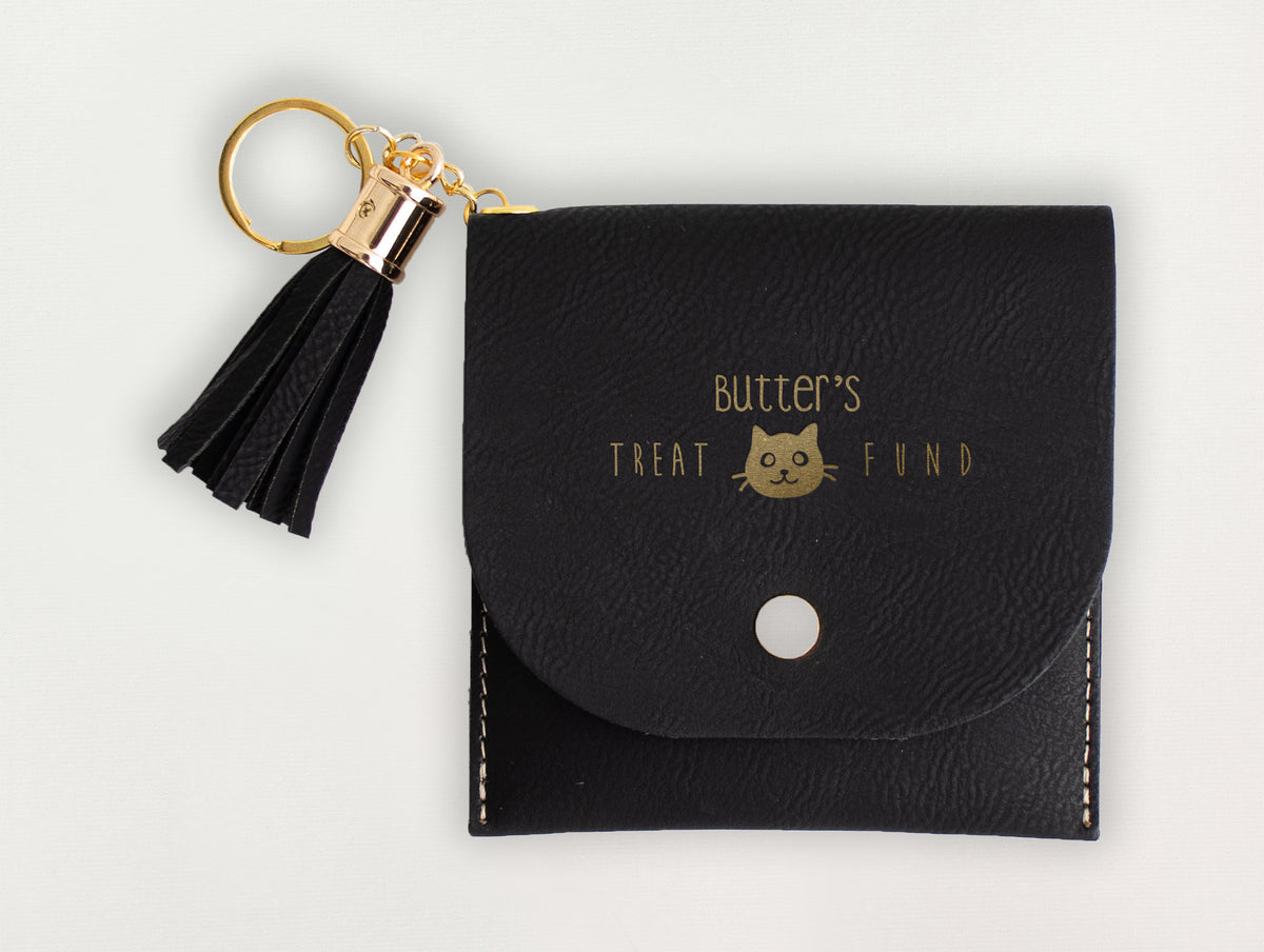 Custom Travel Wallet - Cat Treat Fund