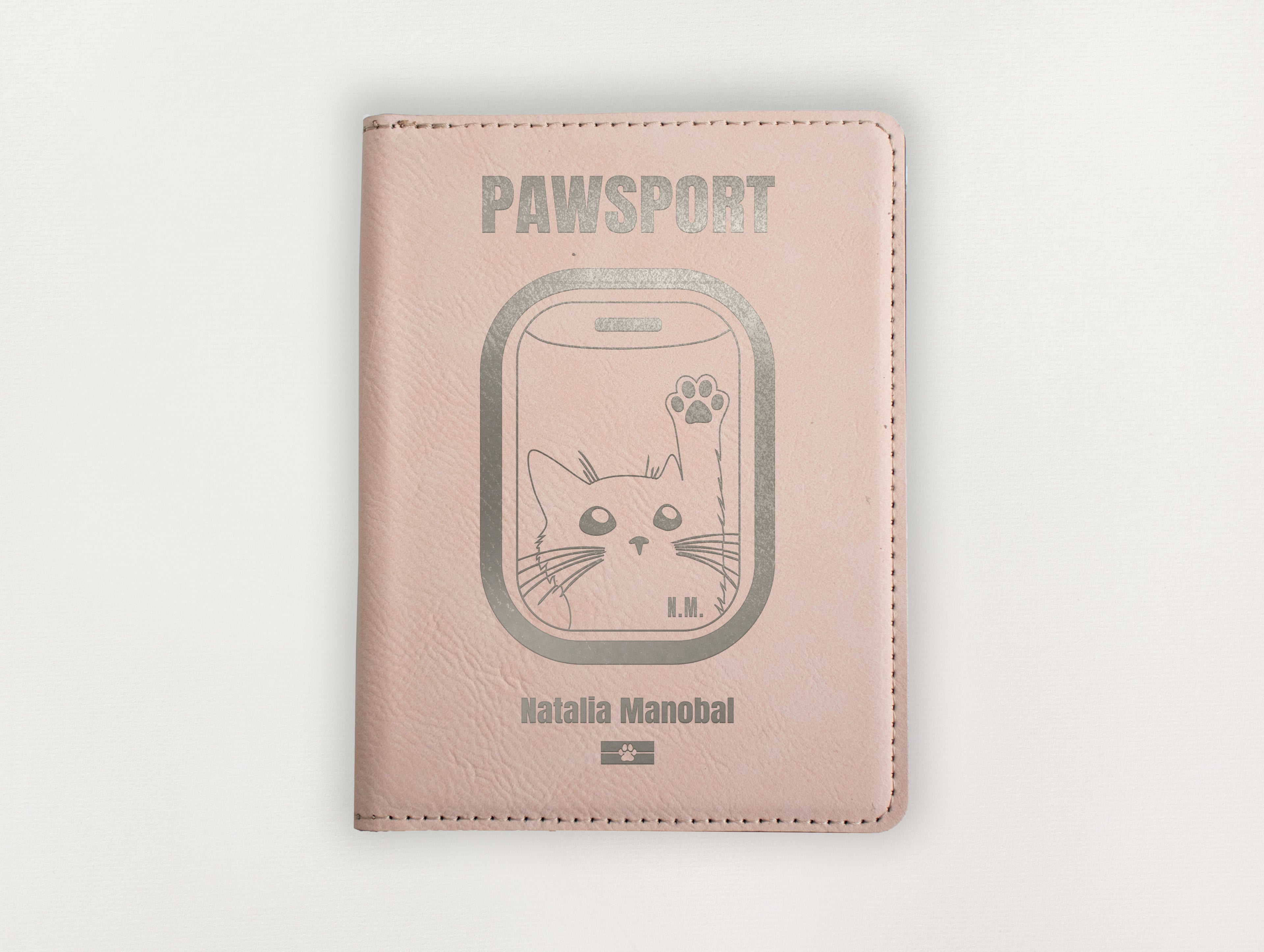 Passport Holder - Cat's Paw