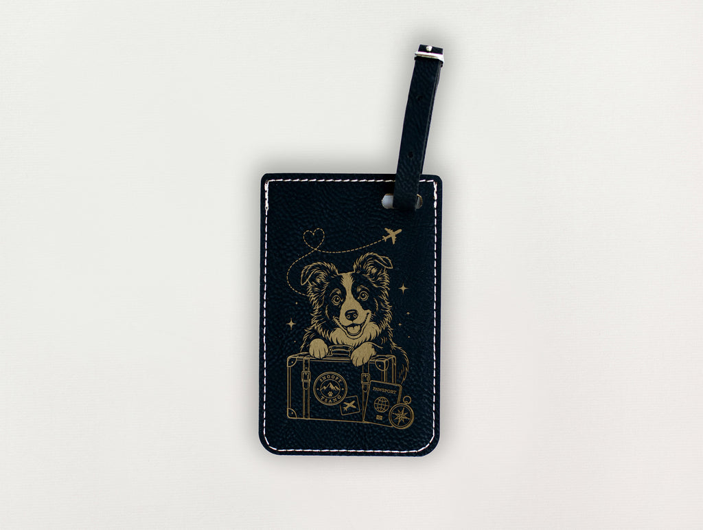Luggage Tag - Dog with Luggage