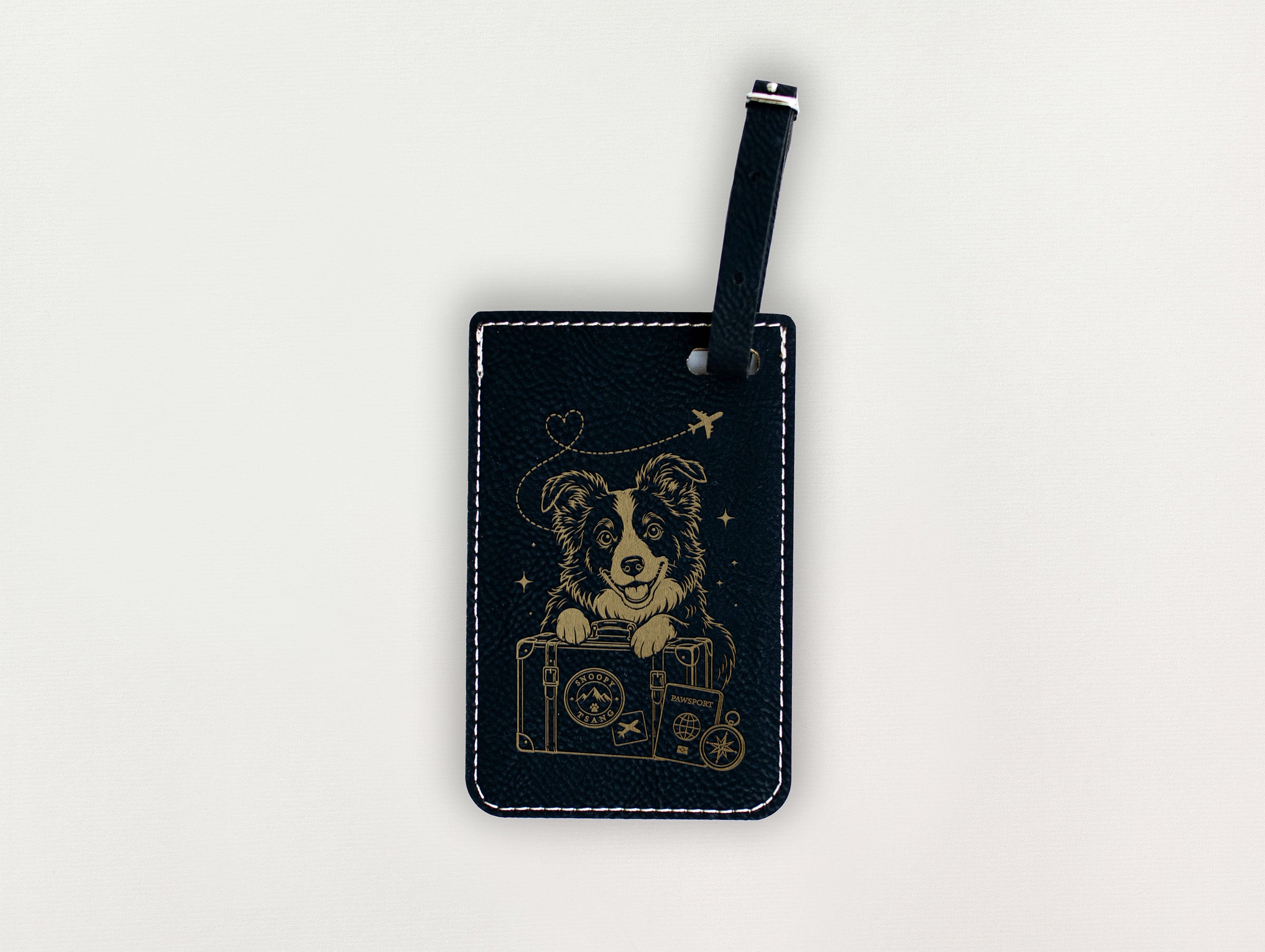 Luggage Tag - Dog with Luggage