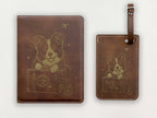 Passport Holder - Dog with Luggage