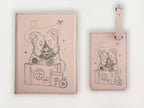 Passport Holder - Dog with Luggage