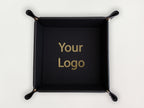 Custom Leather Valet Tray - Your Logo