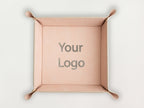 Custom Leather Valet Tray - Your Logo
