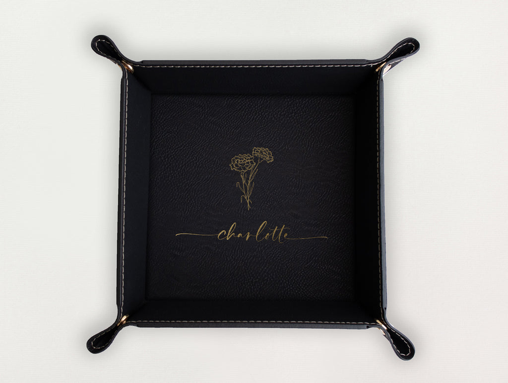 Valet Tray - Birth Flowers