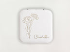 Custom Jewelry Box - Birth Flowers