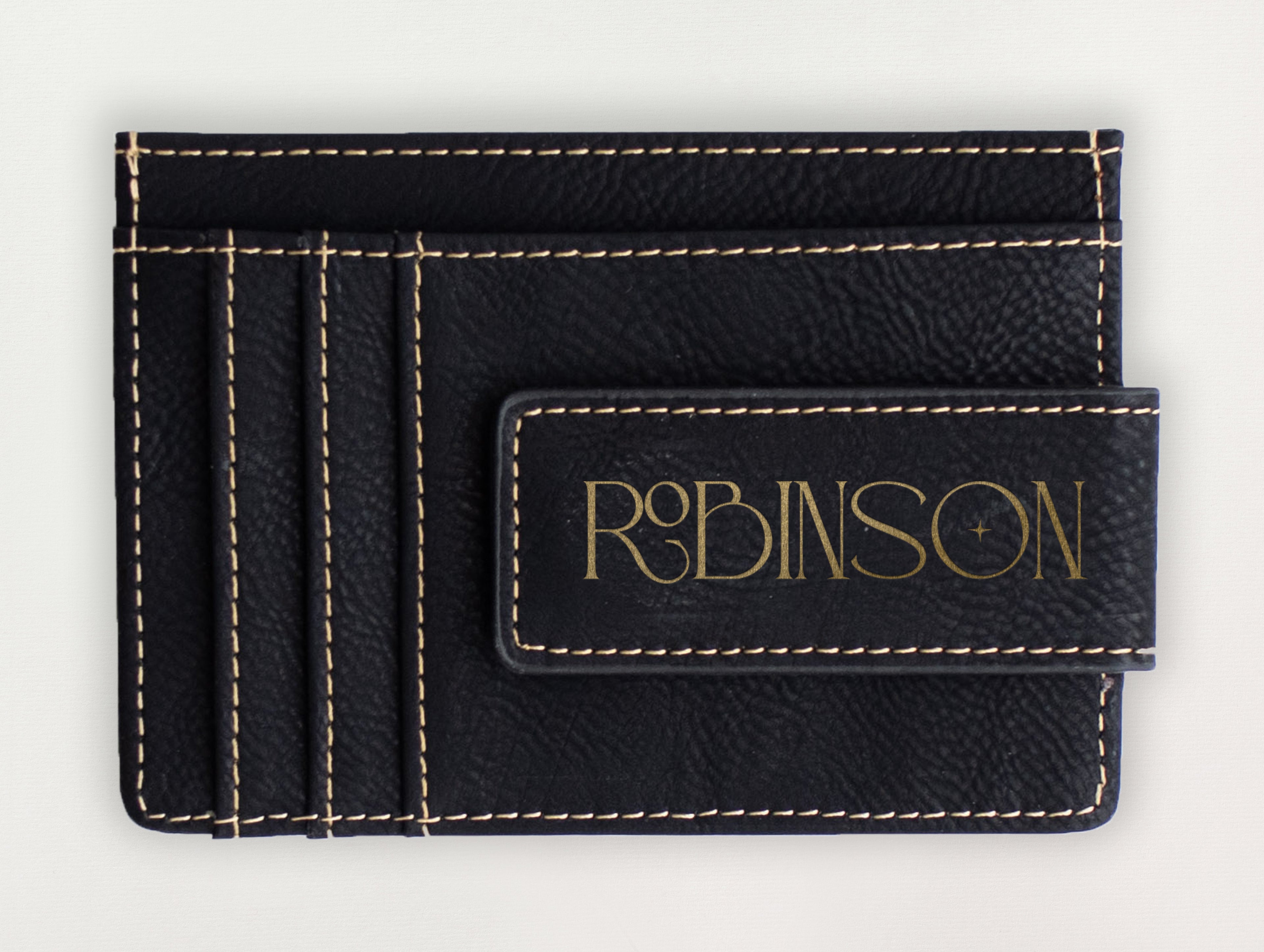 Custom Wallet with Money Clip - Robinson