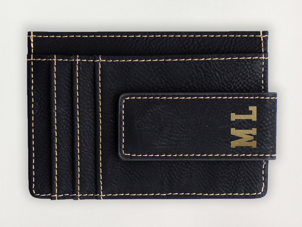 Custom Wallet with Money Clip - College Boy