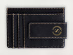 Custom Wallet with Money Clip - Laurel Initial