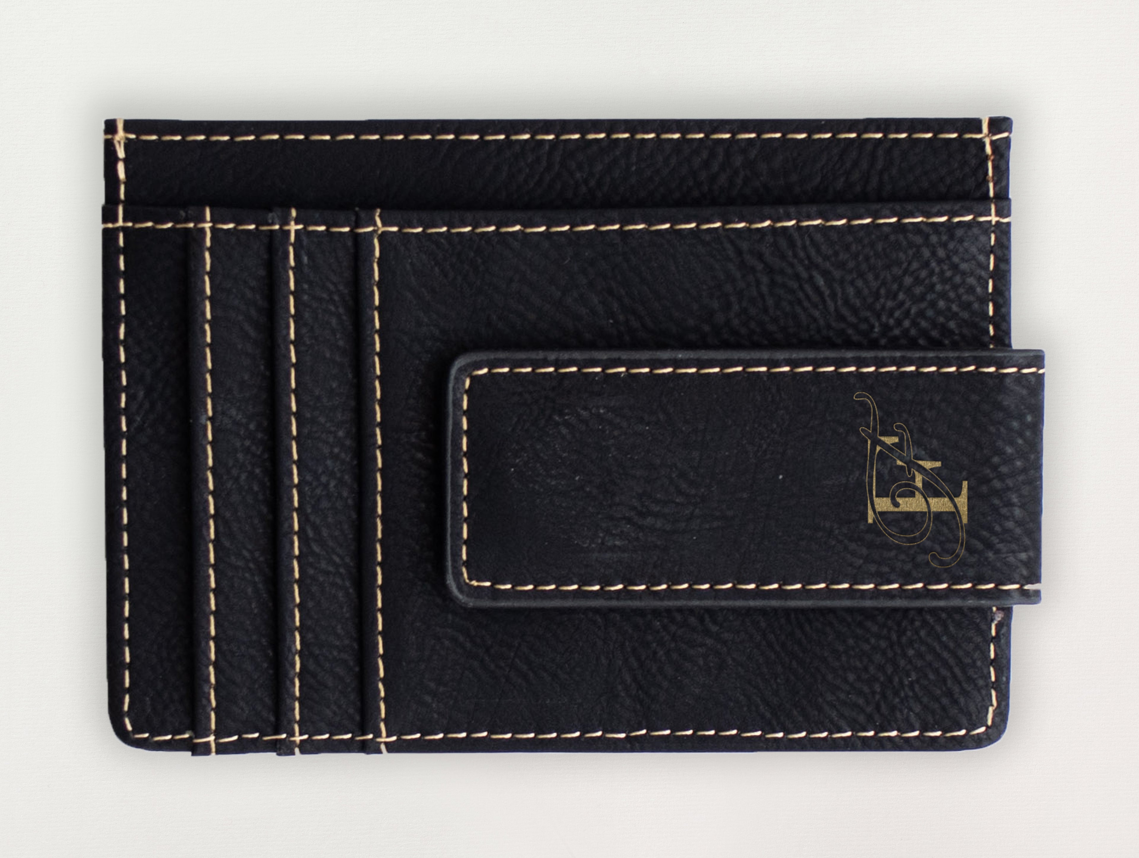 Custom Wallet with Money Clip - Faith