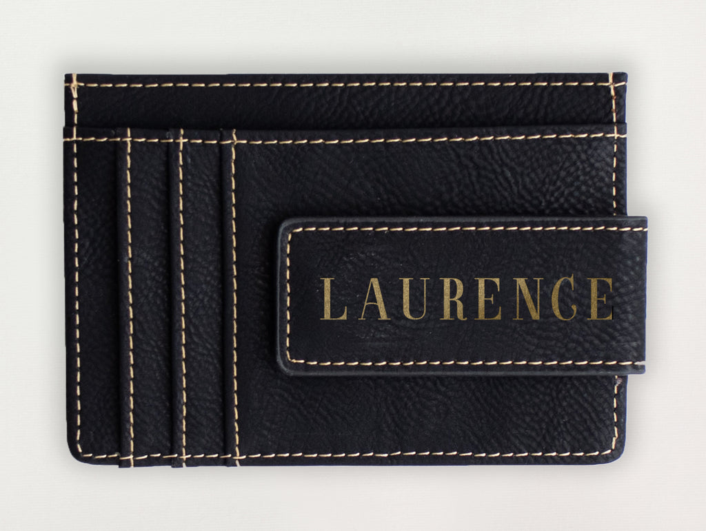 Custom Wallet with Money Clip - Laurence