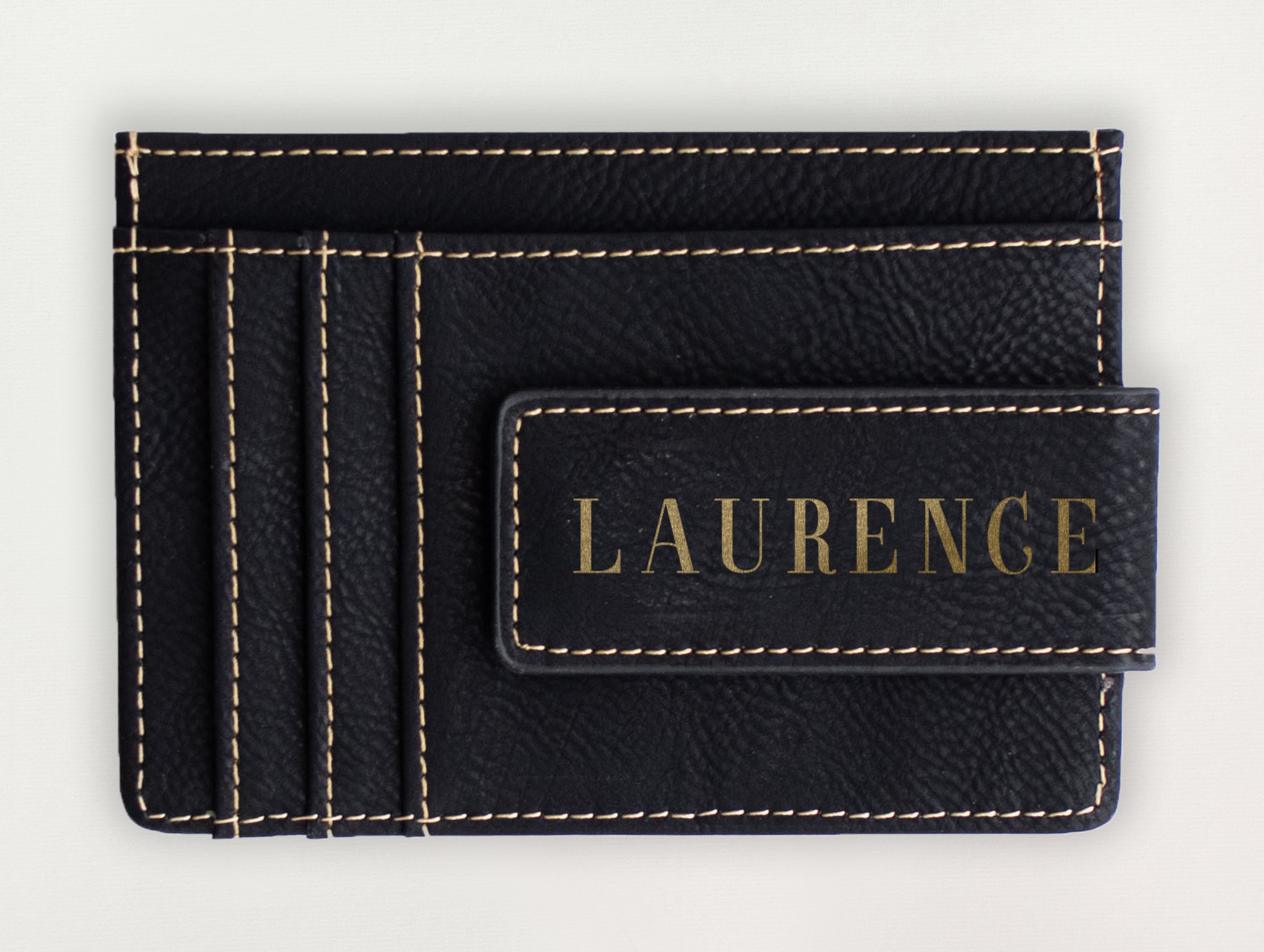 Custom Wallet with Money Clip - Laurence