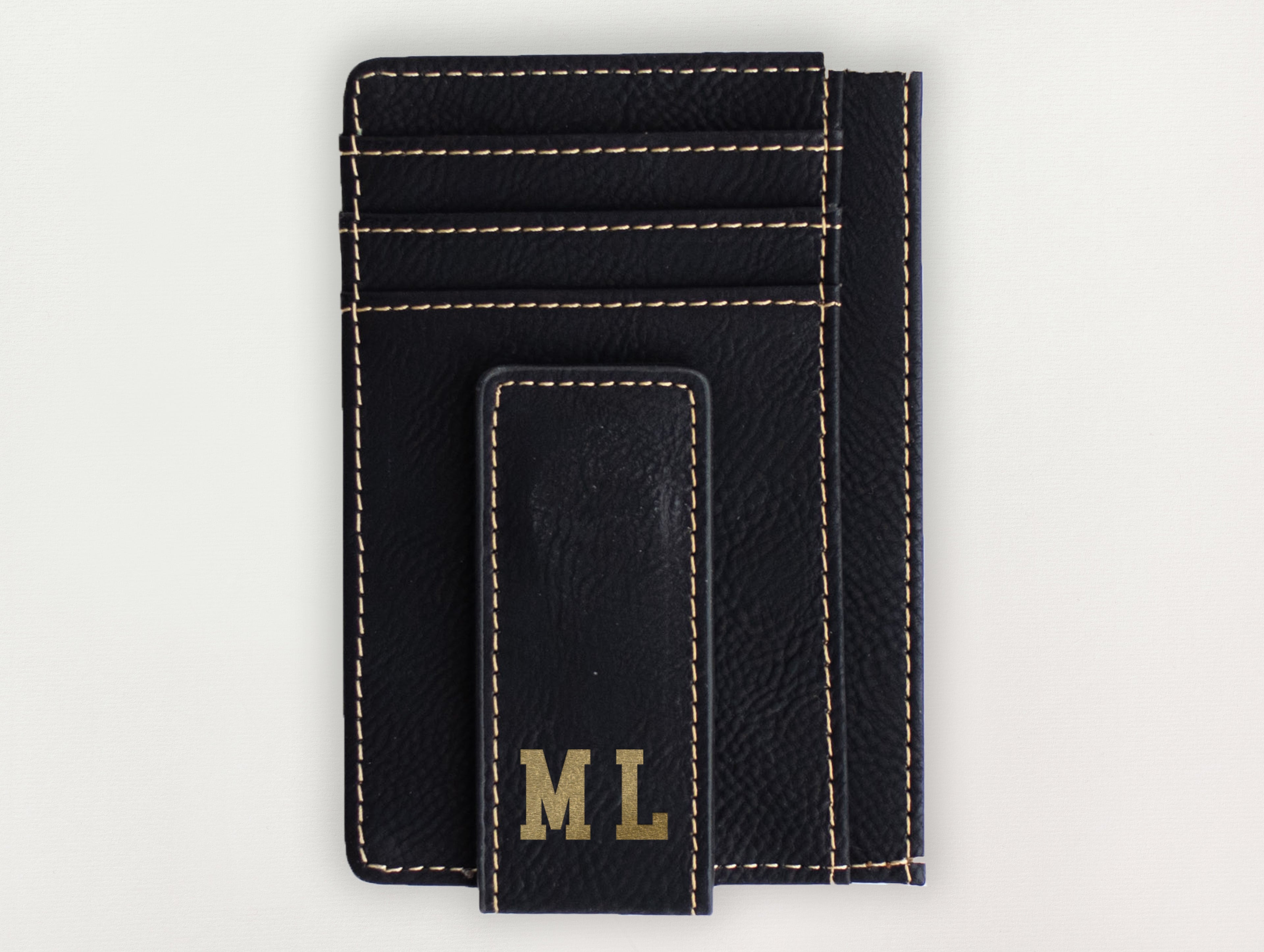 Custom Wallet with Money Clip - College Boy