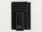 Custom Wallet with Money Clip - Initial Harry