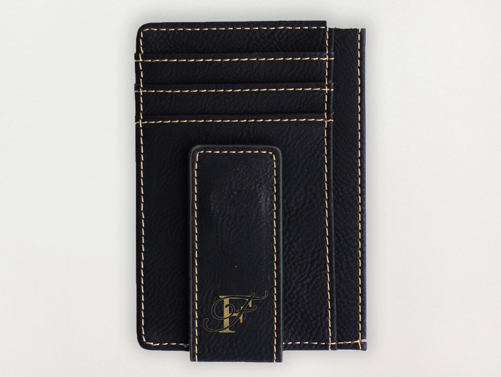 Custom Wallet with Money Clip - Faith
