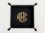 Valet Tray - Block Monogram