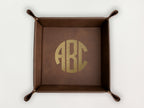Valet Tray - Block Monogram