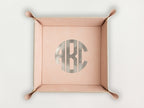 Valet Tray - Block Monogram
