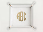 Valet Tray - Block Monogram