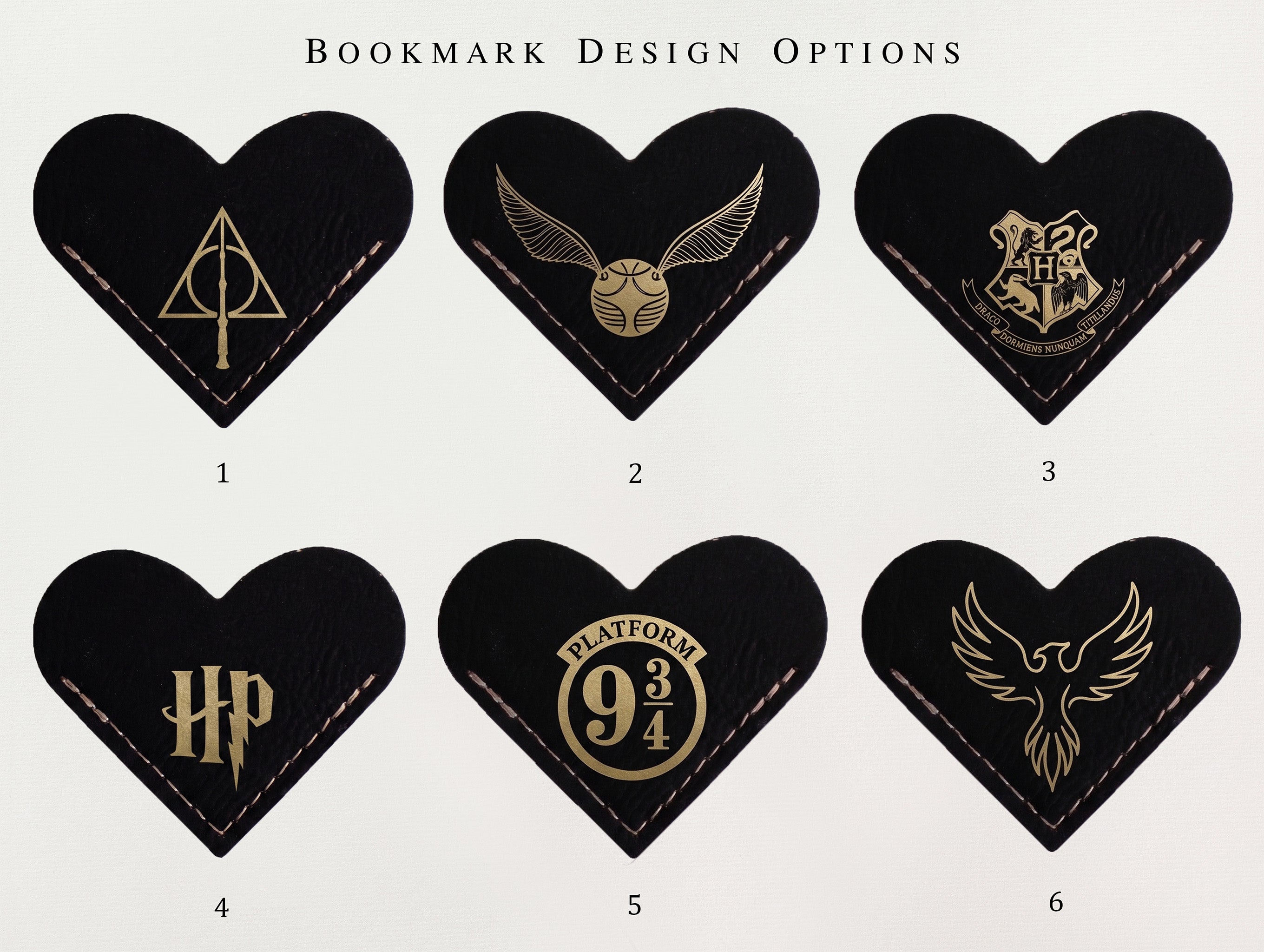 Heart Bookmark - Wizard and School of Magic