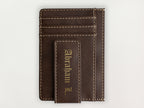 Custom Wallet with Money Clip - Abraham