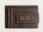 Custom Wallet with Money Clip - Chinese Character