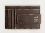 Custom Wallet with Money Clip - College Boy