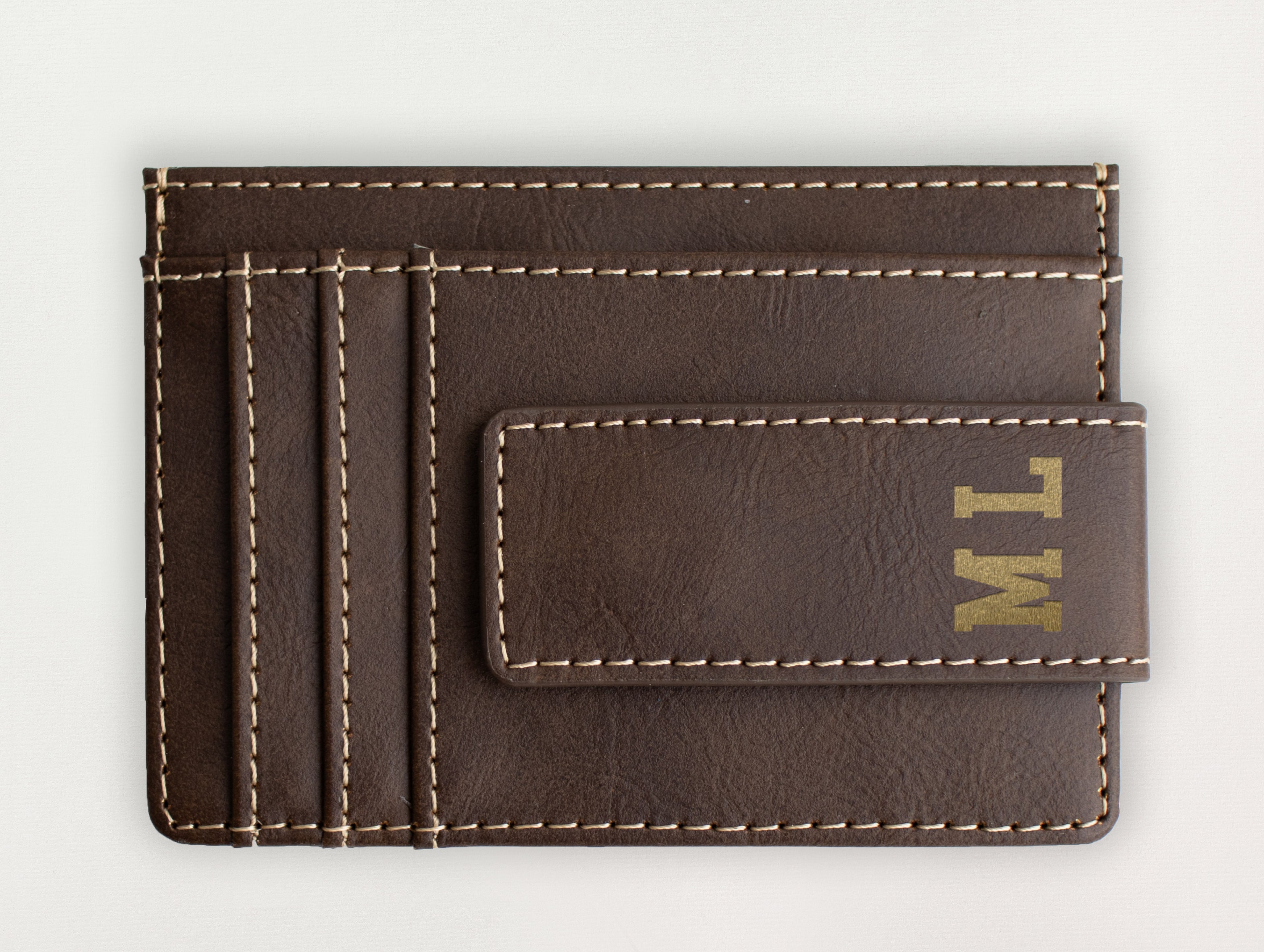 Custom Wallet with Money Clip - College Boy