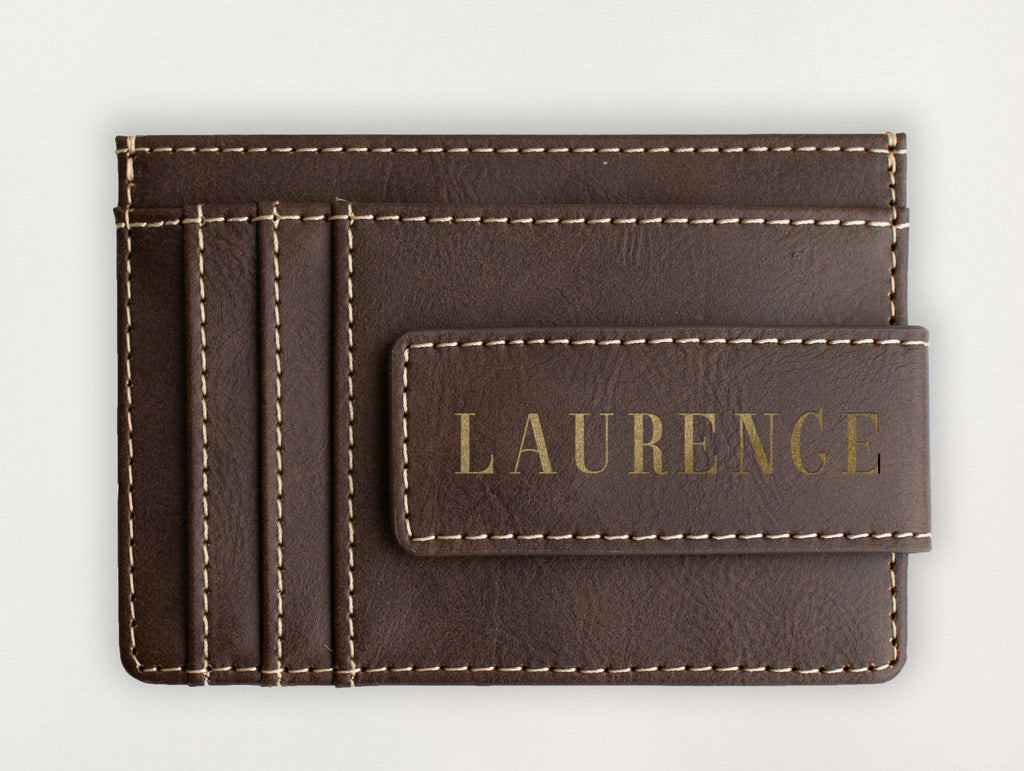Custom Wallet with Money Clip - Laurence