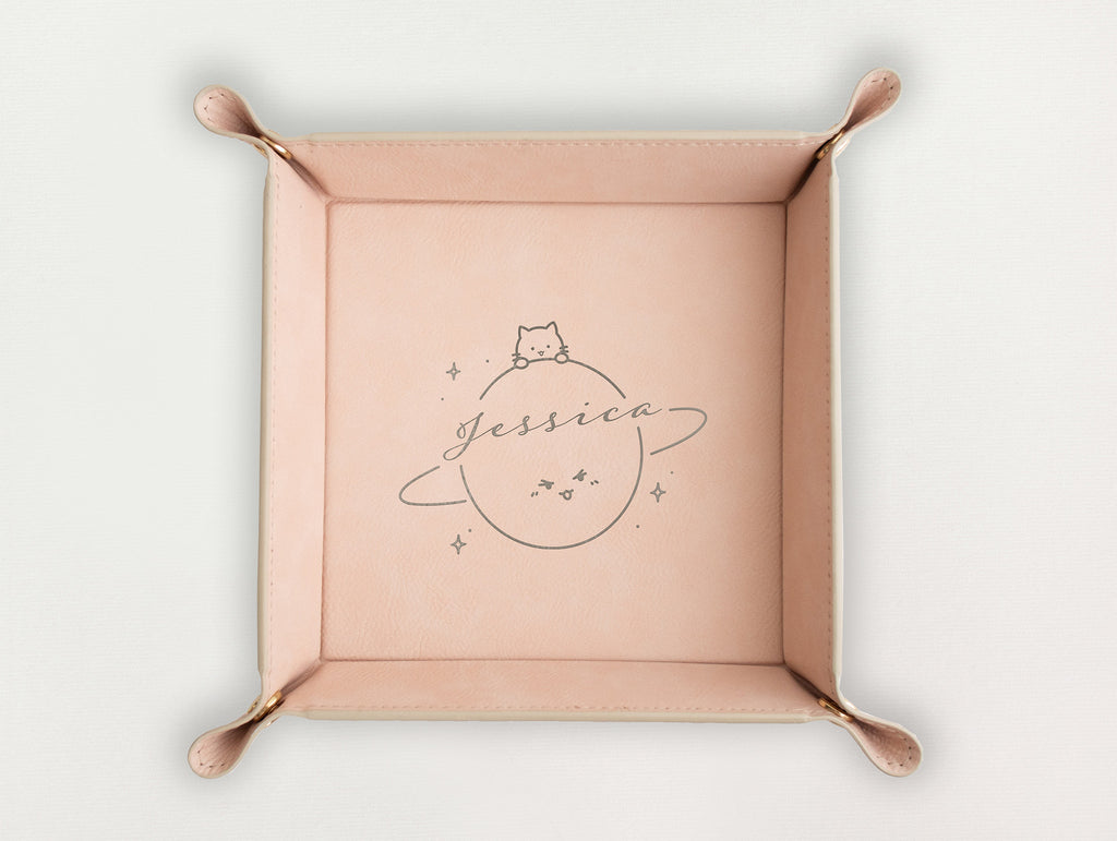 Valet Tray - Cat and Planet