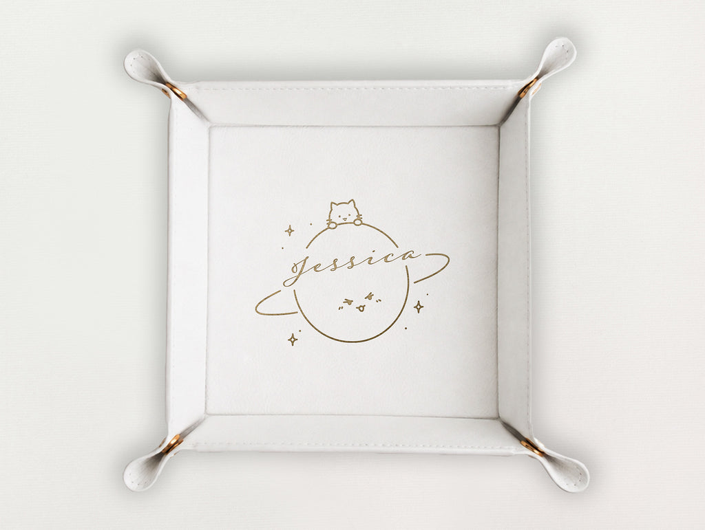 Valet Tray - Cat and Planet