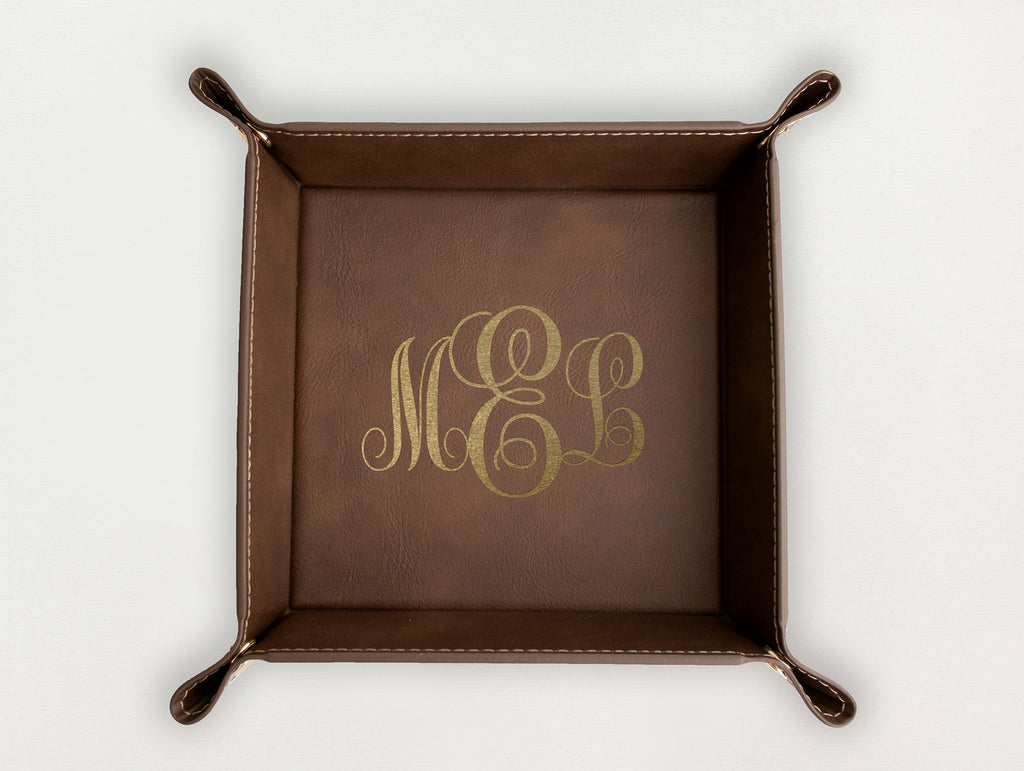 Valet Tray - Classic Monogram