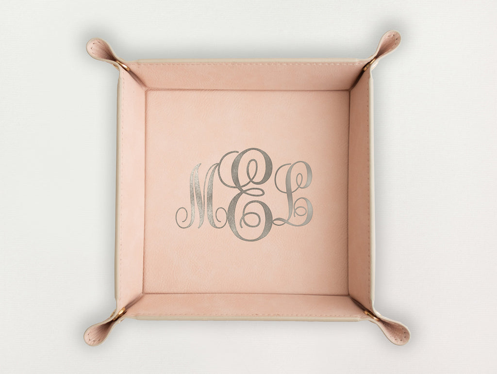 Valet Tray - Classic Monogram
