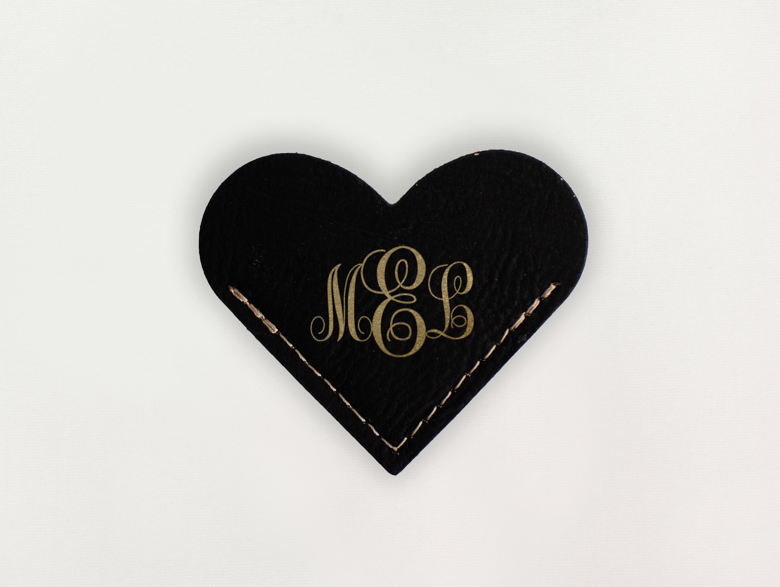 Heart Bookmark - Classic Monogram