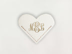 Heart Bookmark - Classic Monogram