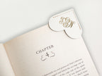 Heart Bookmark - Classic Monogram