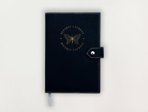 Custom Leather Journal - Butterfly
