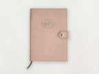 Custom Leather Journal - Classic Monogram