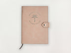 Custom Leather Journal - Palm Tree