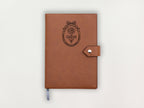 Custom Leather Journal - Birth Flowers