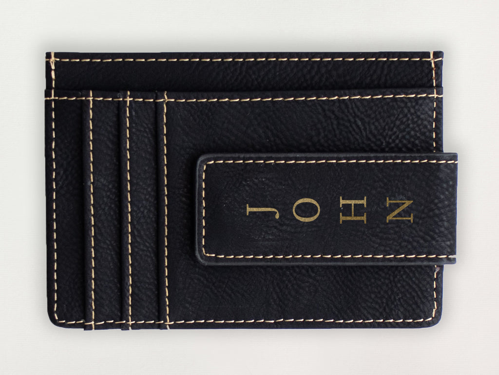 Custom Wallet with Money Clip - John