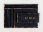 Custom Wallet with Money Clip - John